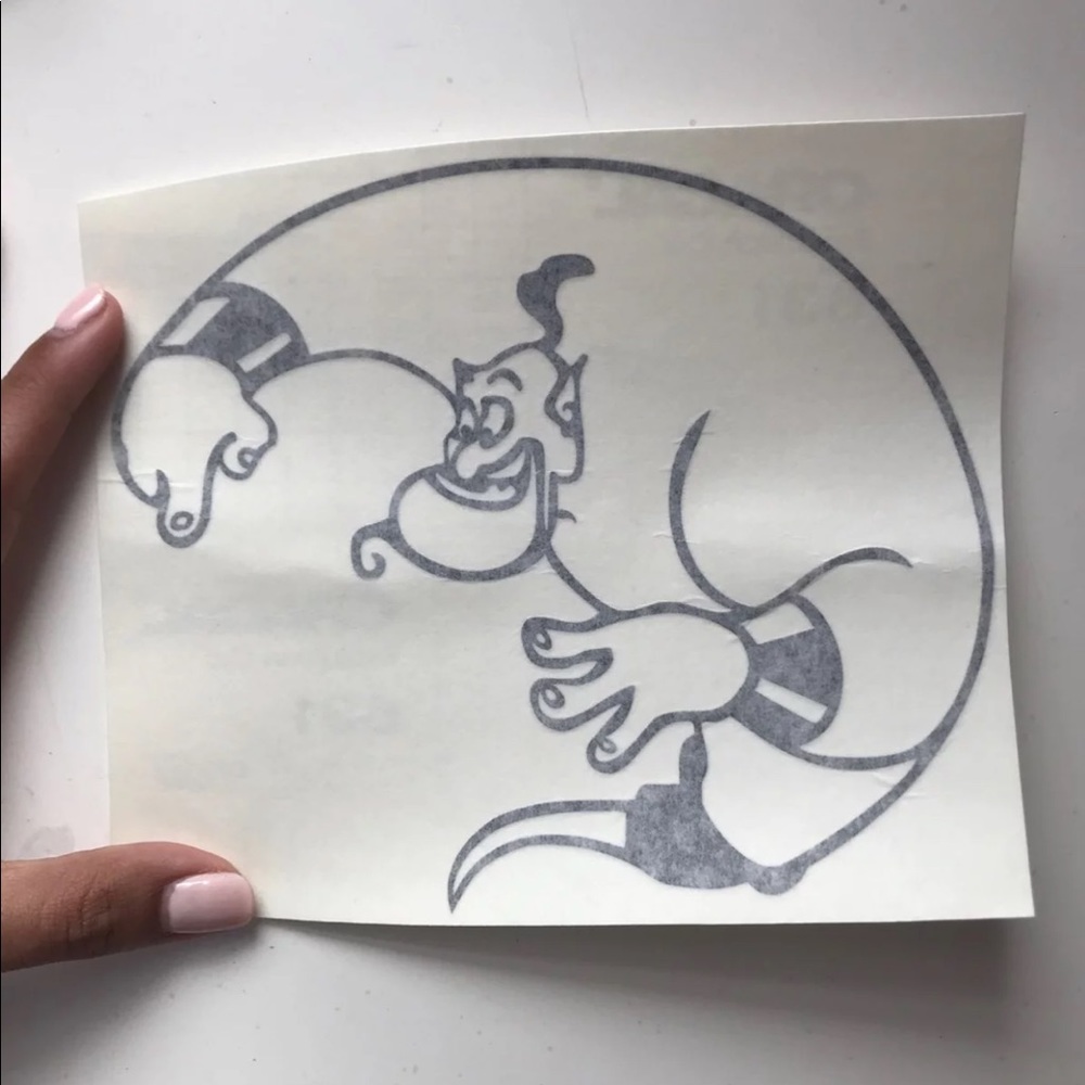 Genie laptop sticker